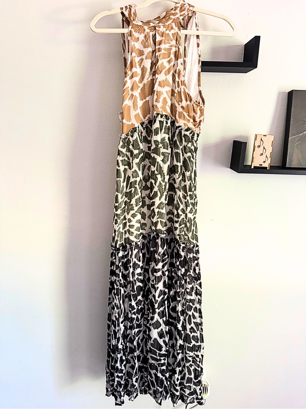 Maeve Keyhole Tiered Maxi Dress